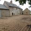 Façade nord avec le jardin pret pour être semé